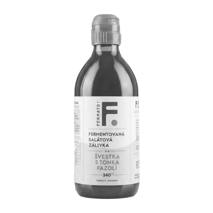 Fermato Fermentovaná salátová zálivka Švestka s tonka fazolí 340 ml